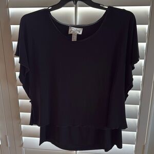 Black Joseph Ribkoff short sleeve blouse